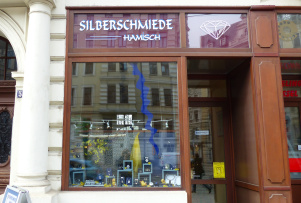 Silberschmiede Hamisch am Hasselbachplatz in Magdeburg