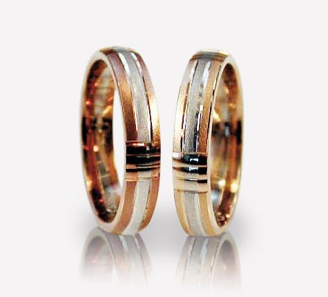 Trauring Gold zweifarbig ZF814058802